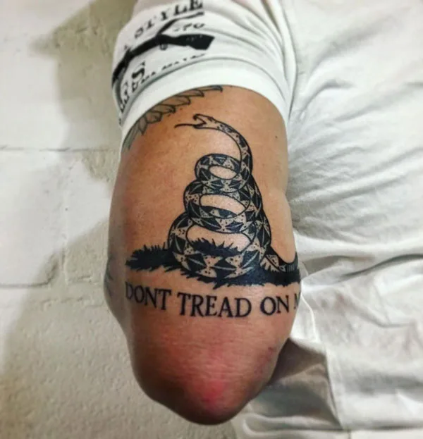 Don't tread on me tattoo 98