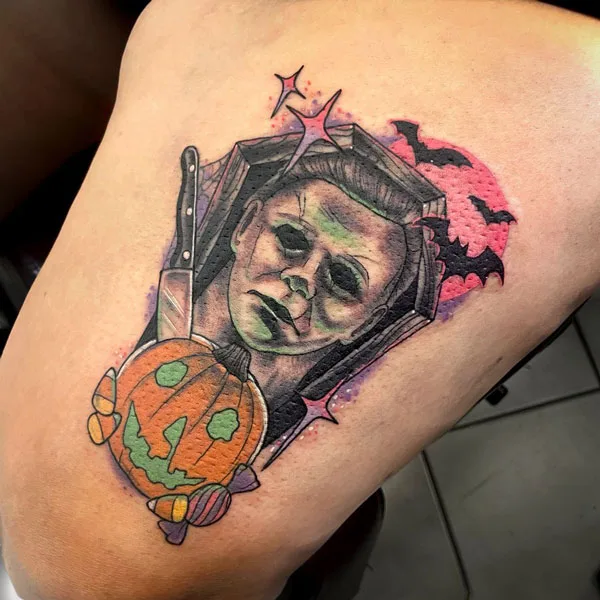 Halloween Michael Myers tattoo