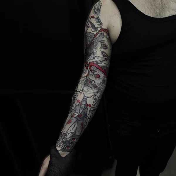 Itachi Sleeve Tattoo