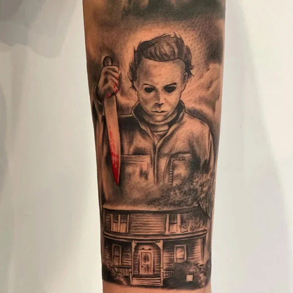 Michael Myers tattoo 1