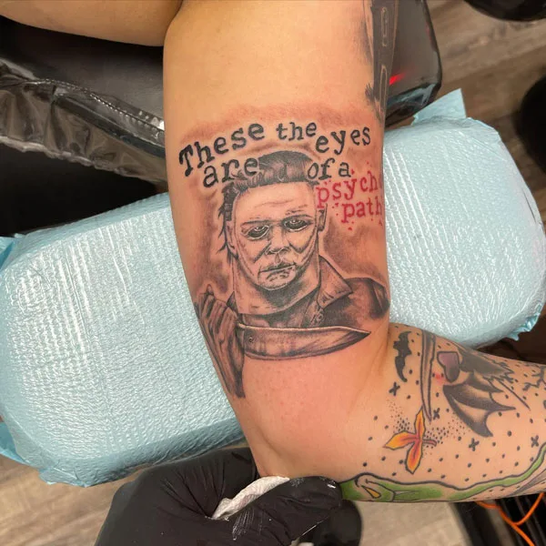 Michael Myers tattoo 11