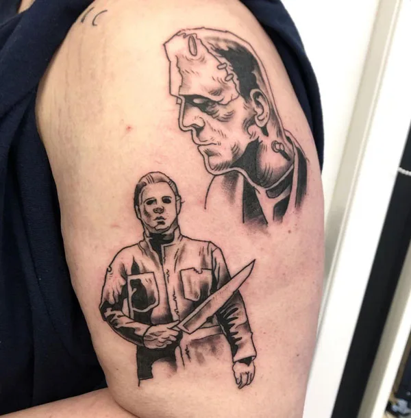 Michael Myers tattoo 16