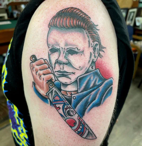Michael Myers tattoo 38