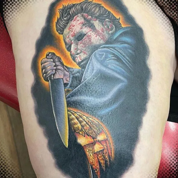 Michael Myers tattoo 39
