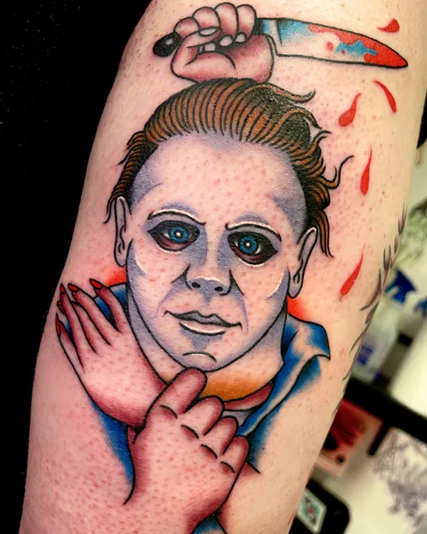 Michael Myers tattoo 4