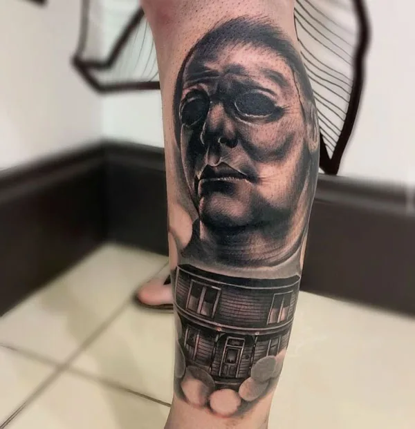 Michael Myers tattoo 40