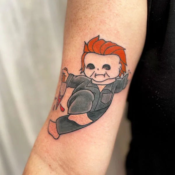 Michael Myers tattoo 45