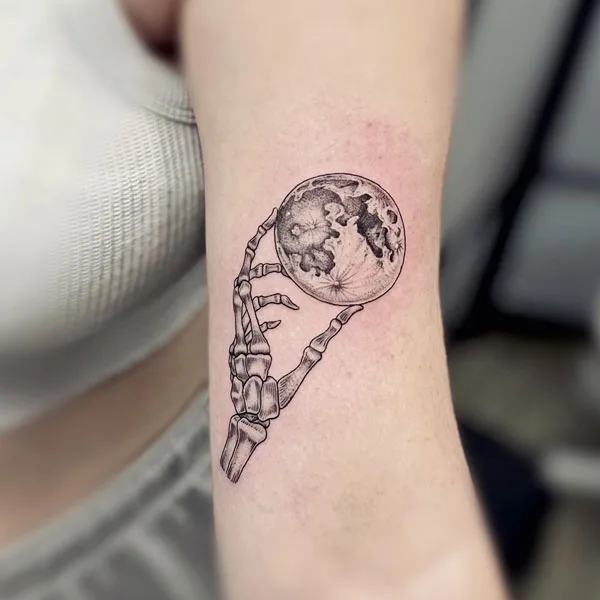 Skeleton hand tattoo 105