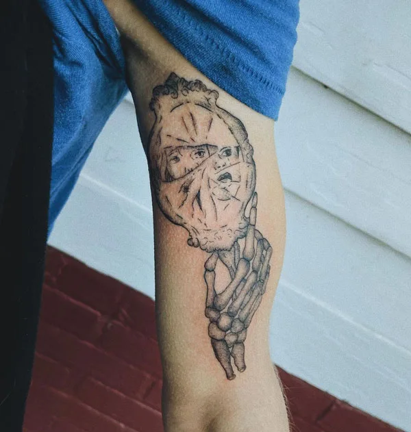 Skeleton hand tattoo 39