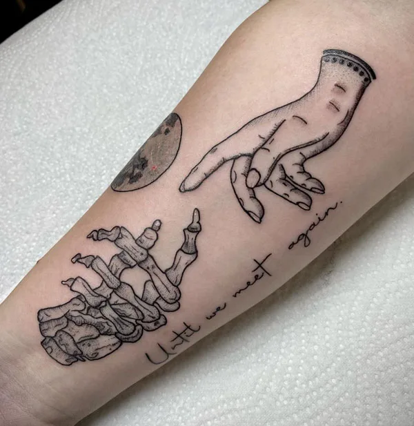 Skeleton hand tattoo 72