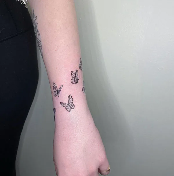 Small butterfly tattoo 103