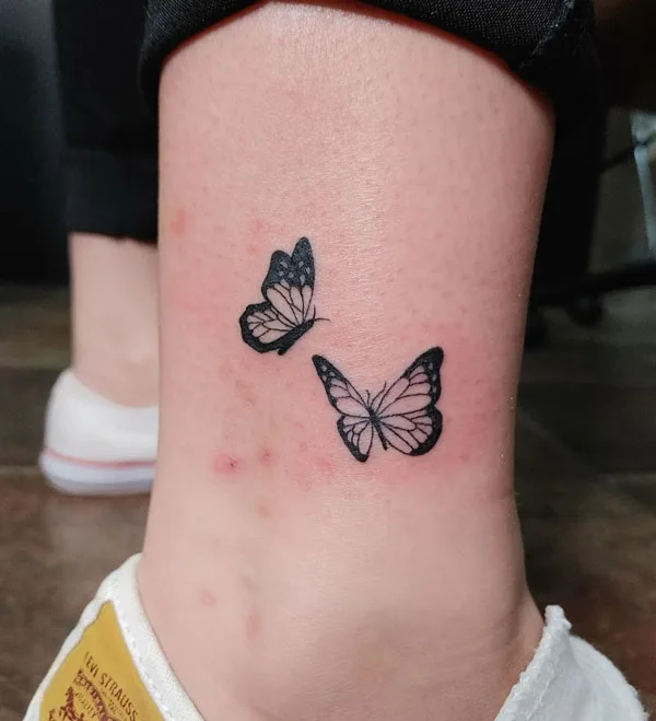 Small butterfly tattoo 106
