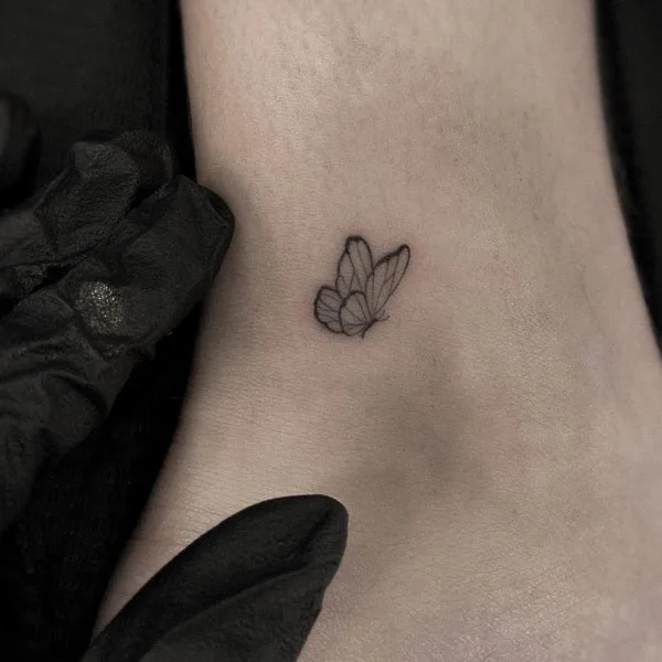 Small butterfly tattoo 109