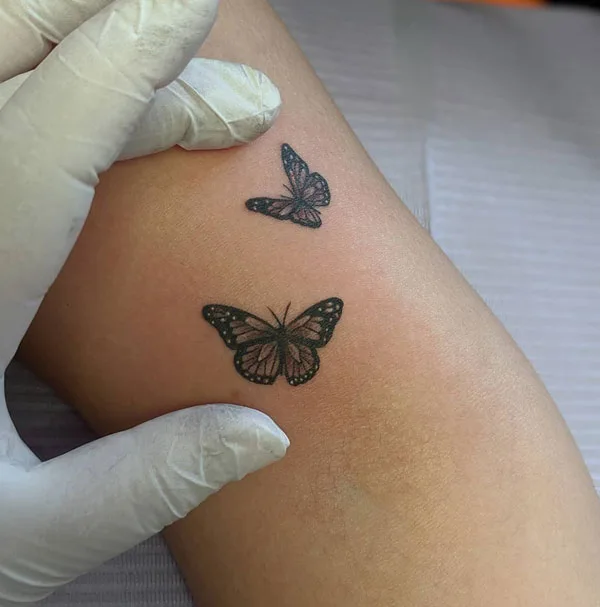 Small butterfly tattoo 14