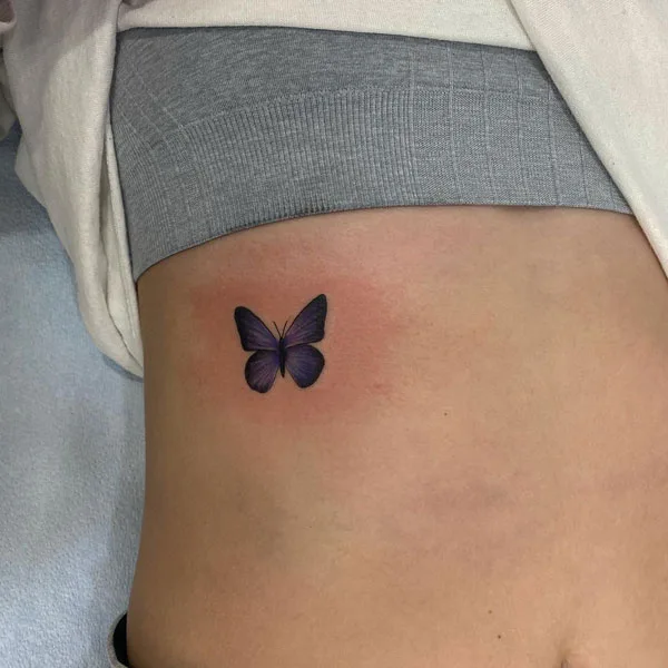 Small butterfly tattoo 17