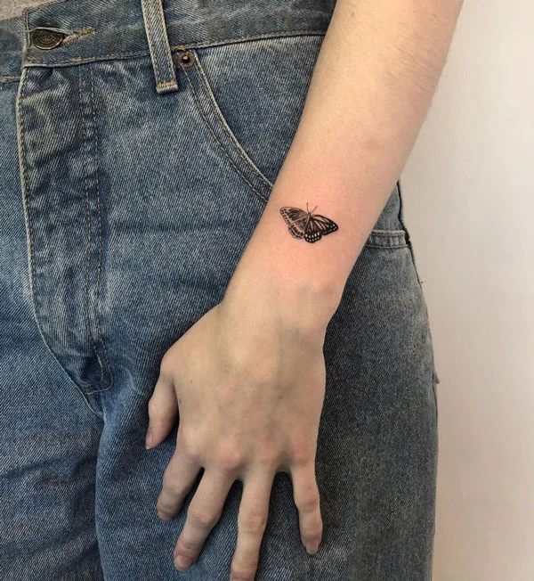 Small butterfly tattoo 19