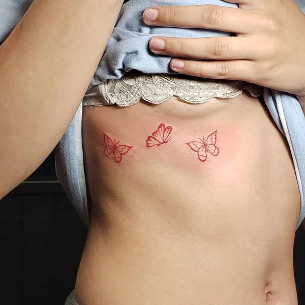 Small butterfly tattoo 26