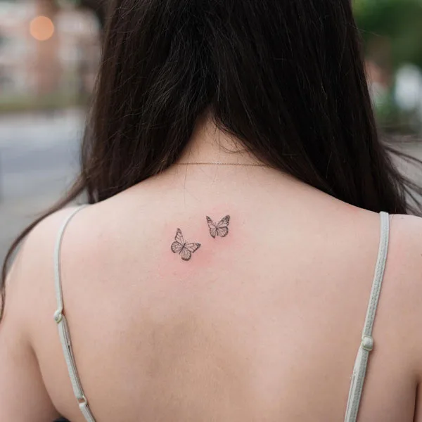 Small butterfly tattoo 56