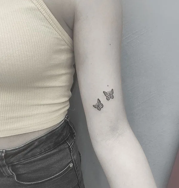 Small butterfly tattoo 60