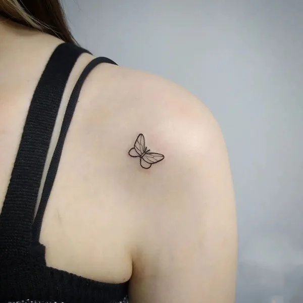 Small butterfly tattoo 72