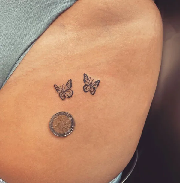 Small butterfly tattoo 73