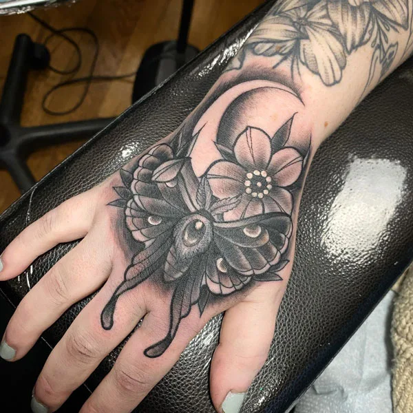 Luna Moth tattoo 21