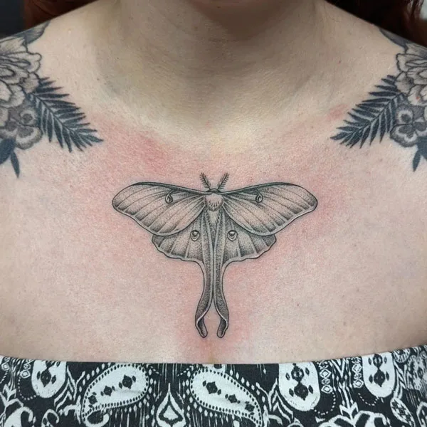 Luna Moth tattoo 30