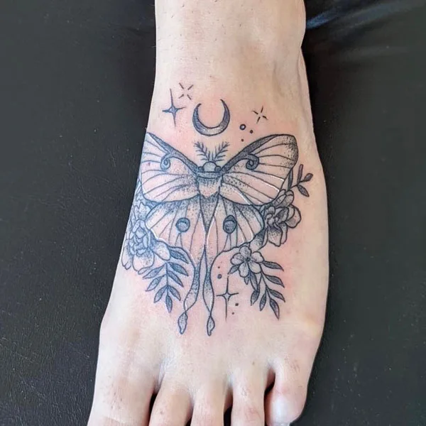 Luna Moth tattoo 40