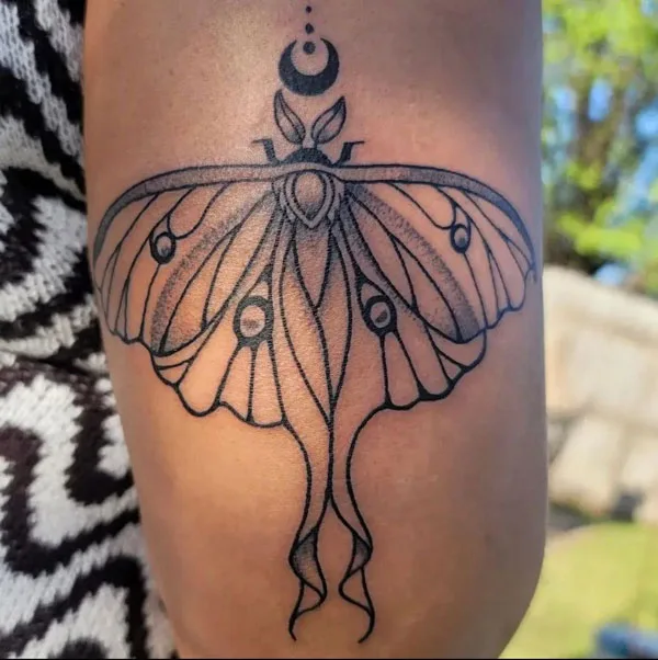 Luna Moth tattoo 57
