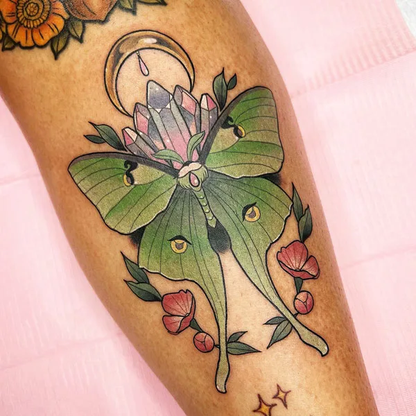Luna Moth tattoo 63