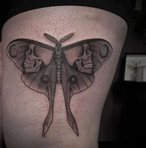Luna Moth tattoo 69