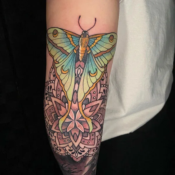 Luna Moth tattoo 71