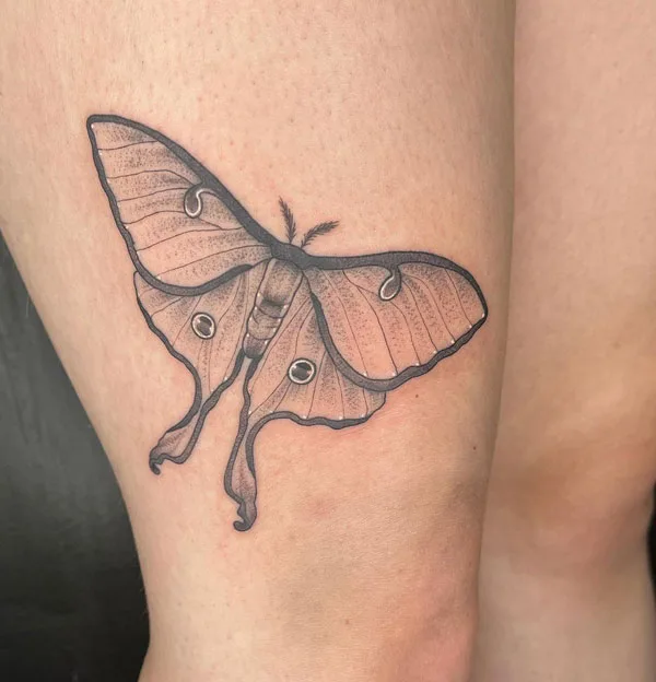 Luna Moth tattoo 79