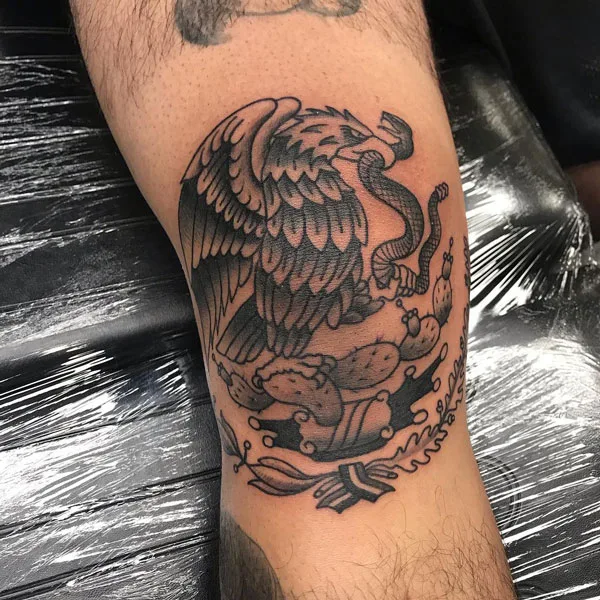 Mexican eagle tattoo 20