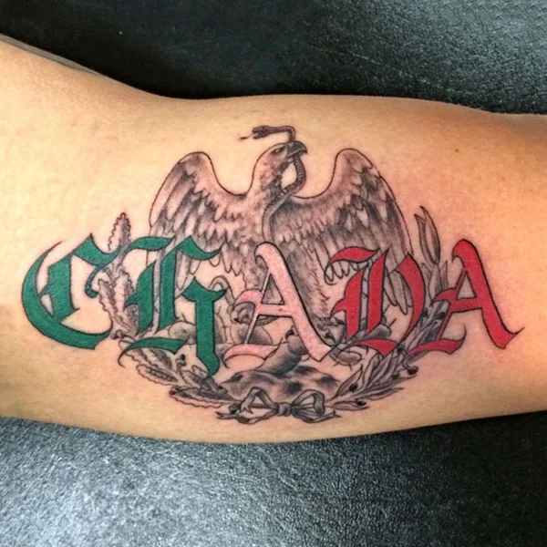 Mexican eagle tattoo 21