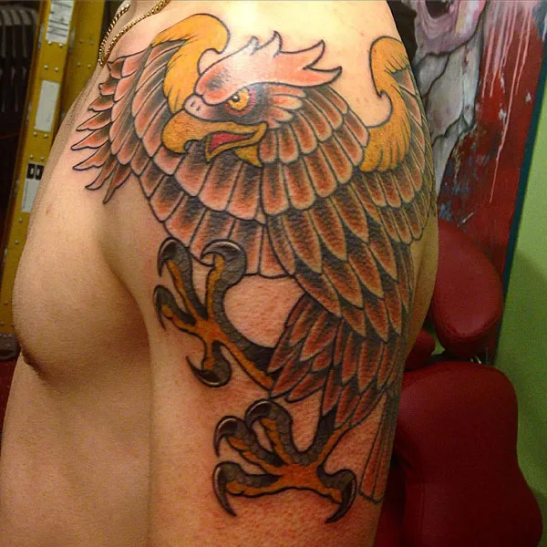 Mexican eagle tattoo 26