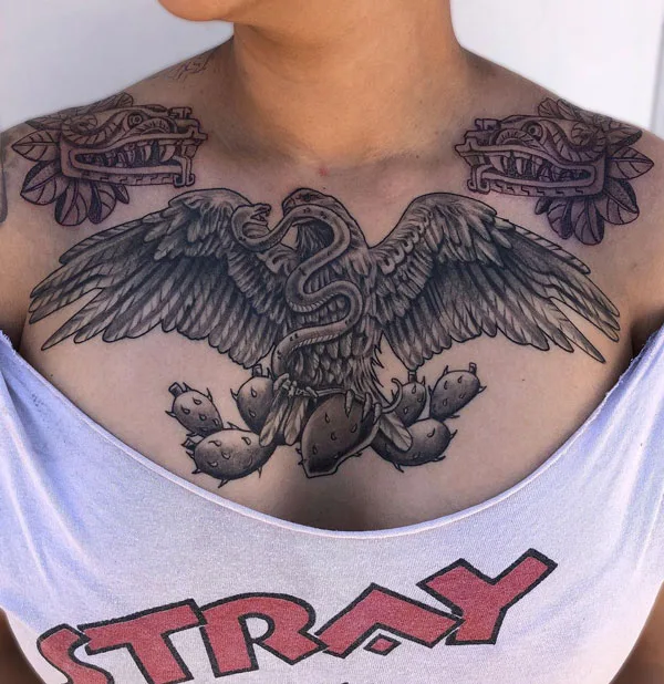 Mexican eagle tattoo 39
