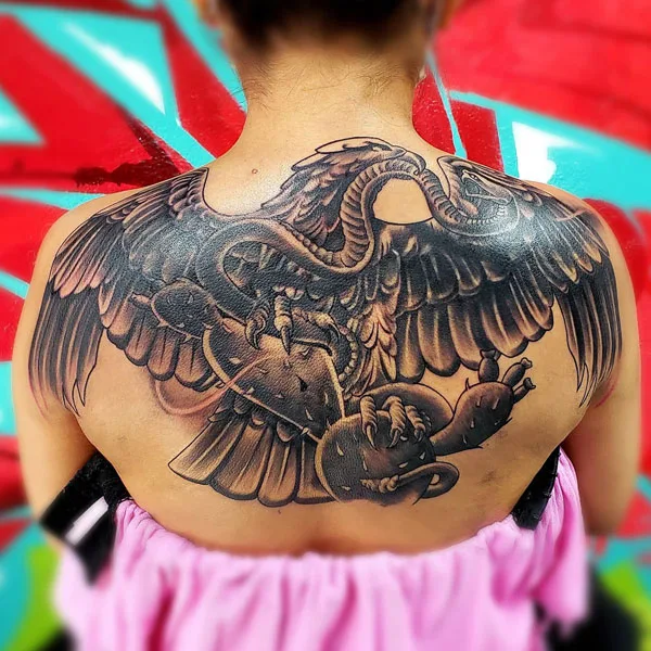 Mexican eagle tattoo 41