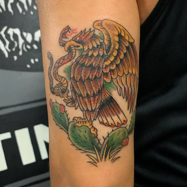 Mexican eagle tattoo 45