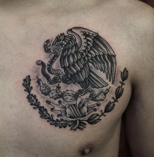 Mexican eagle tattoo 54