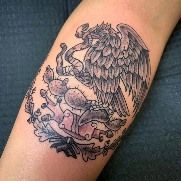 Mexican eagle tattoo 56