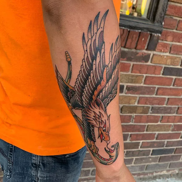 Mexican eagle tattoo 59