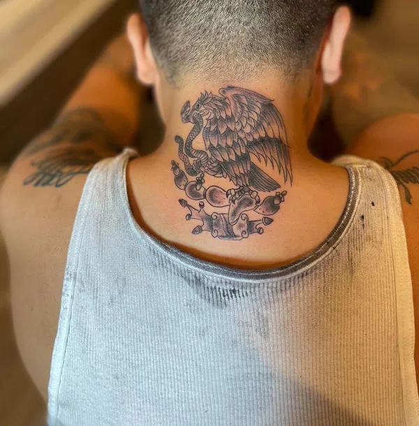 Mexican eagle tattoo 60