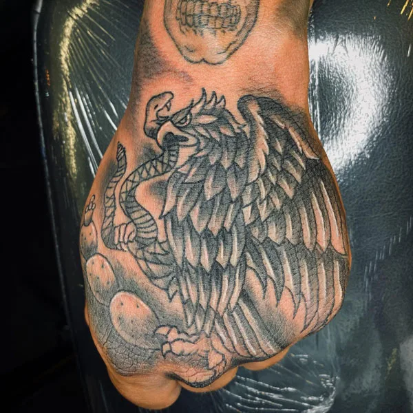 Mexican eagle tattoo 61