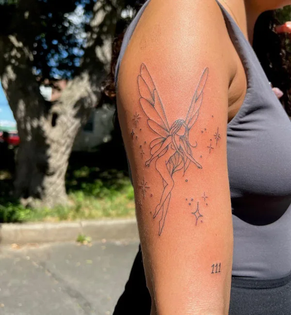 Angel Number Tattoo 8