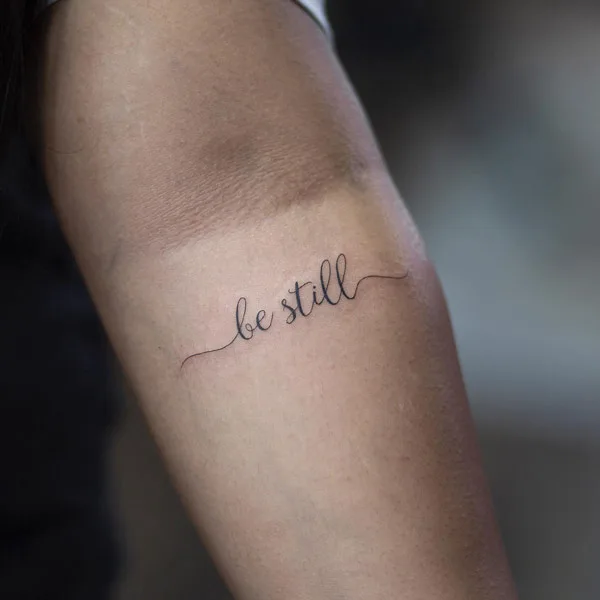 Be still tattoo 1