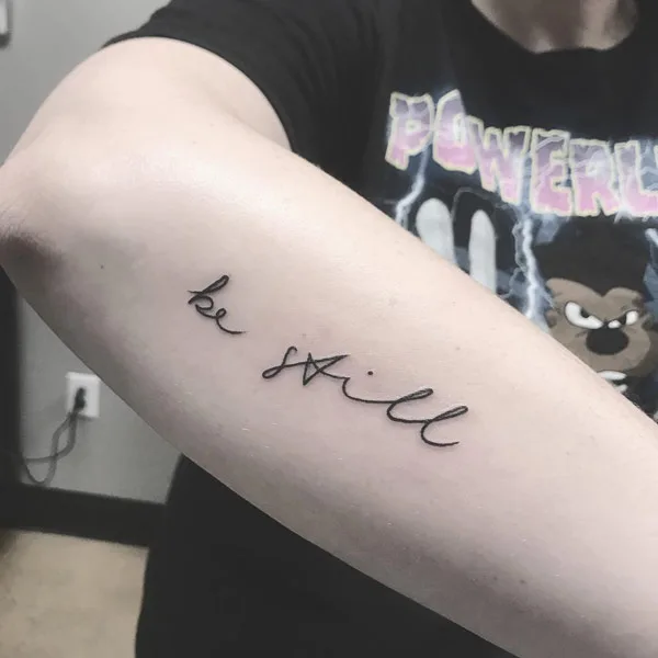 Be still tattoo 16