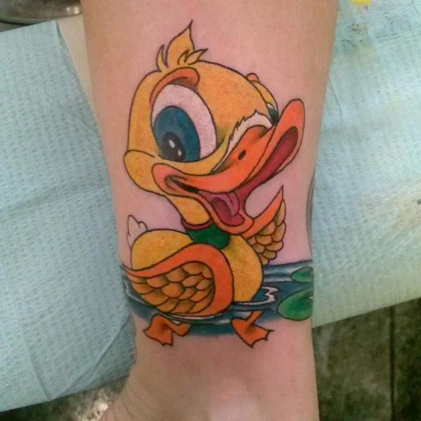 Ducky tattoo 1