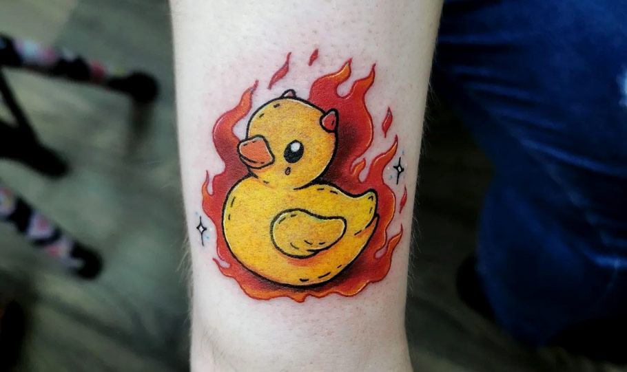 Ducky tattoo