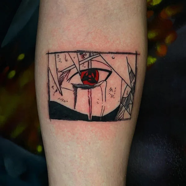Kakashi eye tattoo